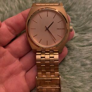 Nixon Watch Rose-Gold Time Teller (DEAD BATTERY!)